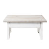 Addie Joy Life is a Journey of Steps Wood Stool - Grey/White Wash